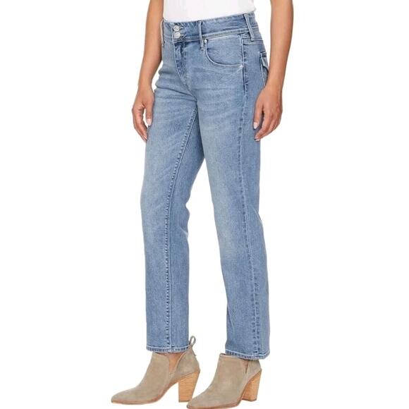 Hudson Women's Straight Leg Jeans Flap Pocket Size 8 Stretch - Picture 10 of 10